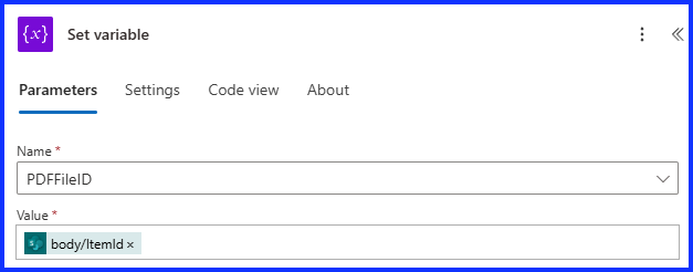 Set Variable