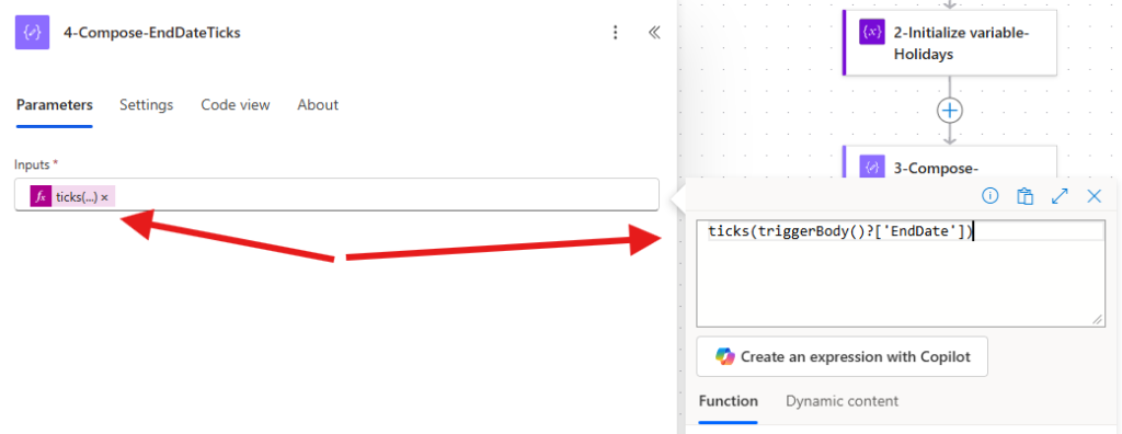 Compose EndDateTicks